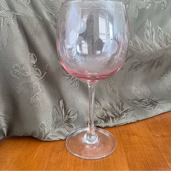 Set of 8 Waterford Marquis Pink Polka Dot Wine Glasses 8 5/8” - Picture 13 of 14